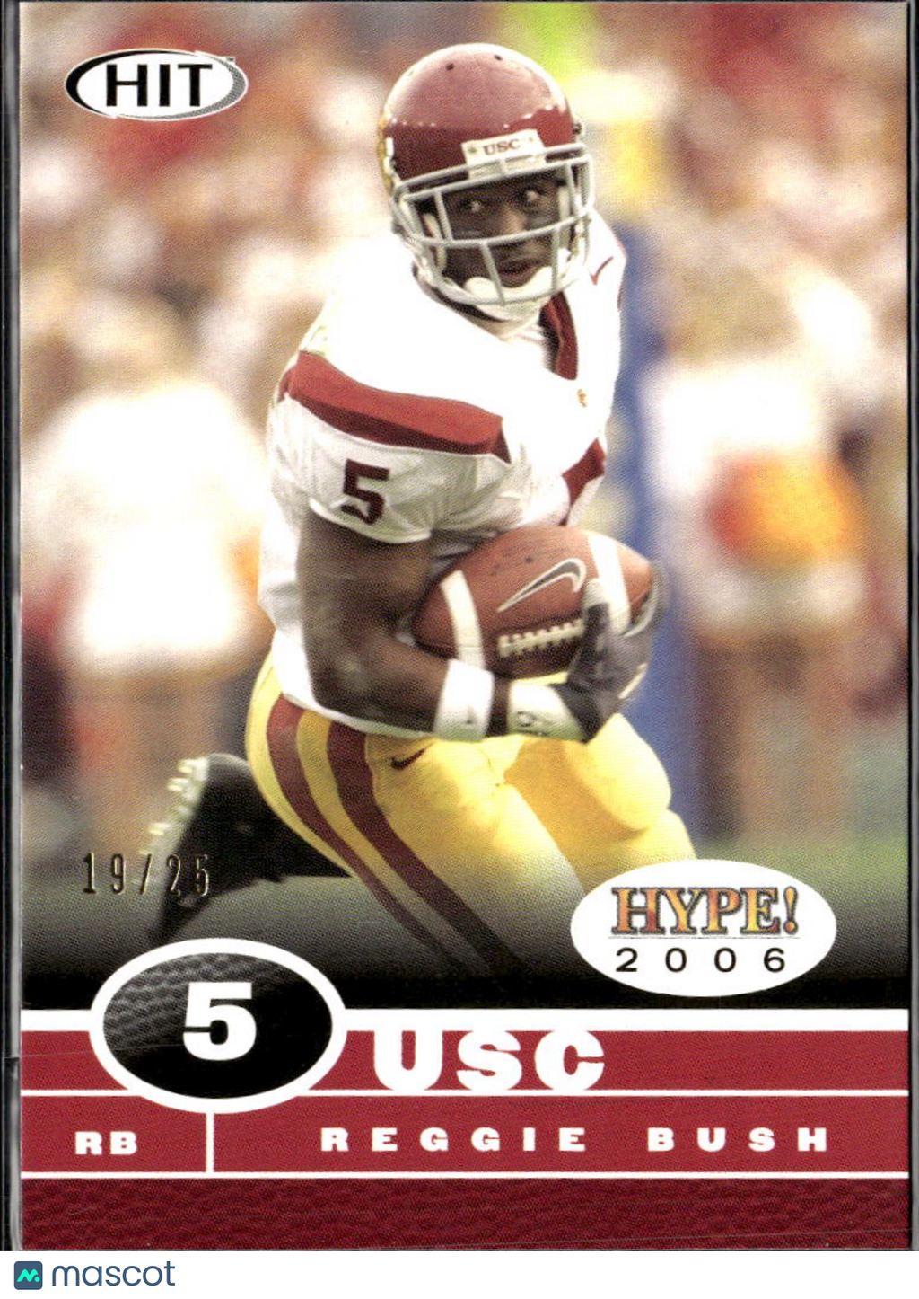 Reggie Bush 2006 SAGE HIT HYPE Rookie RC 19/25 USC Trojans