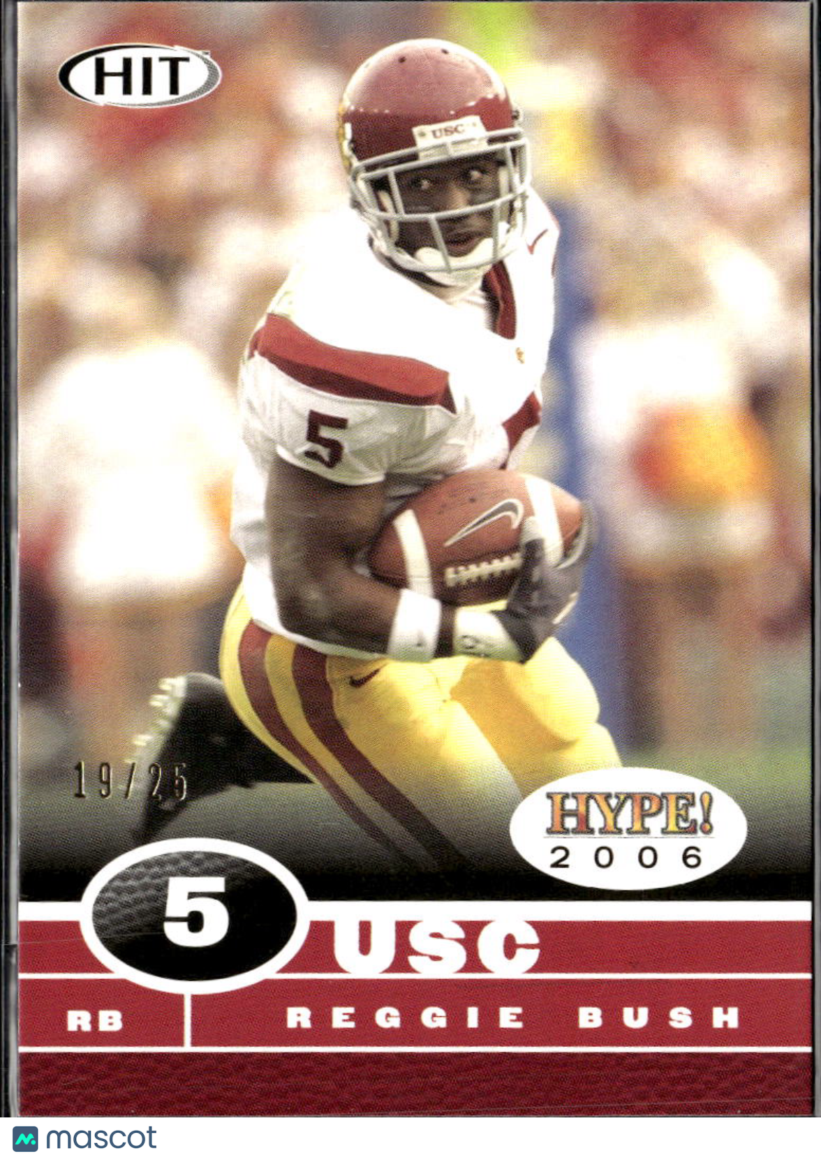 Reggie Bush 2006 SAGE HIT HYPE Rookie RC 19/25 USC Trojans