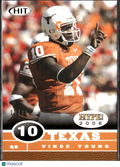 Vince Young 2006 SAGE HIT HYPE Rookie RC 11/25 Texas Longhorns