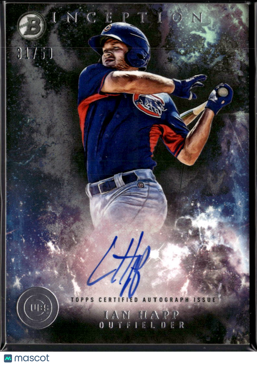 Ian Happ 2016 Bowman Inception Auto Autograph 31/50 Chicago Cubs