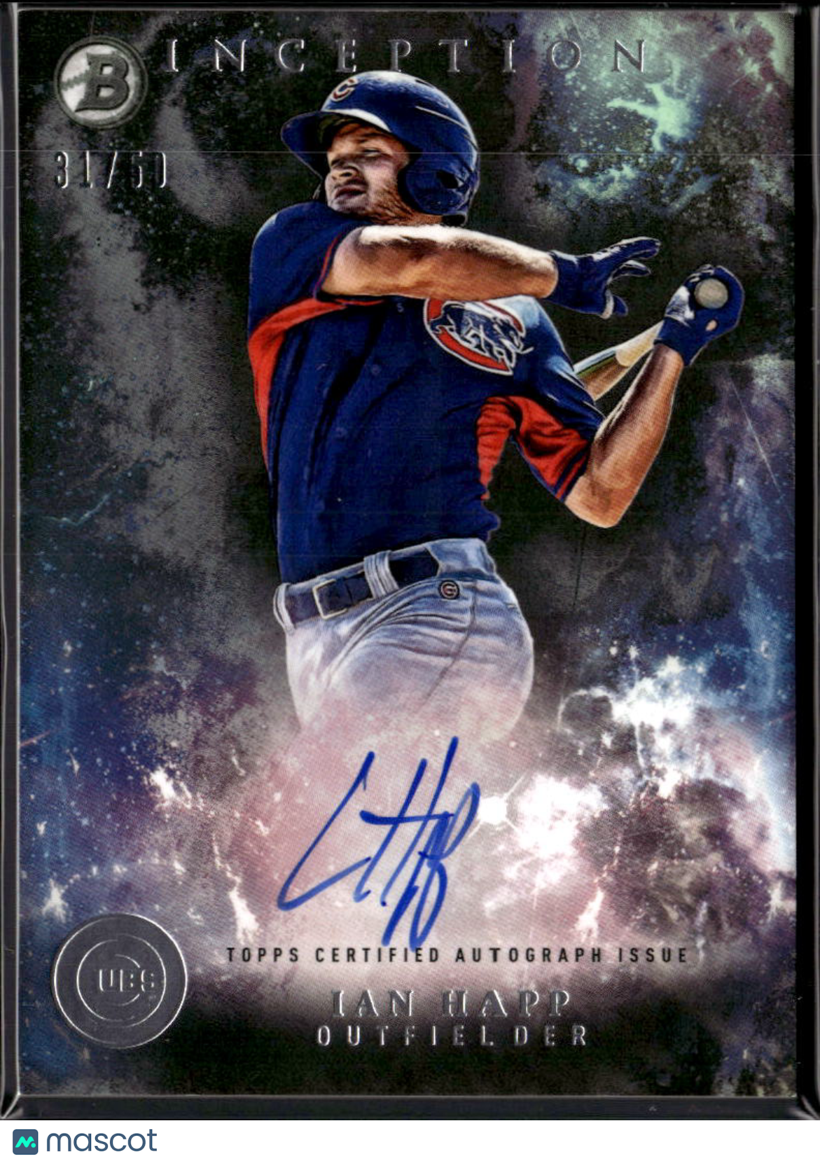 Ian Happ 2016 Bowman Inception Auto Autograph 31/50 Chicago Cubs