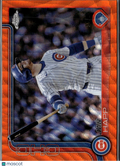 Ian Happ 2025 Topps Chrome Orange Wave Refractor 1/25 Chicago Cubs