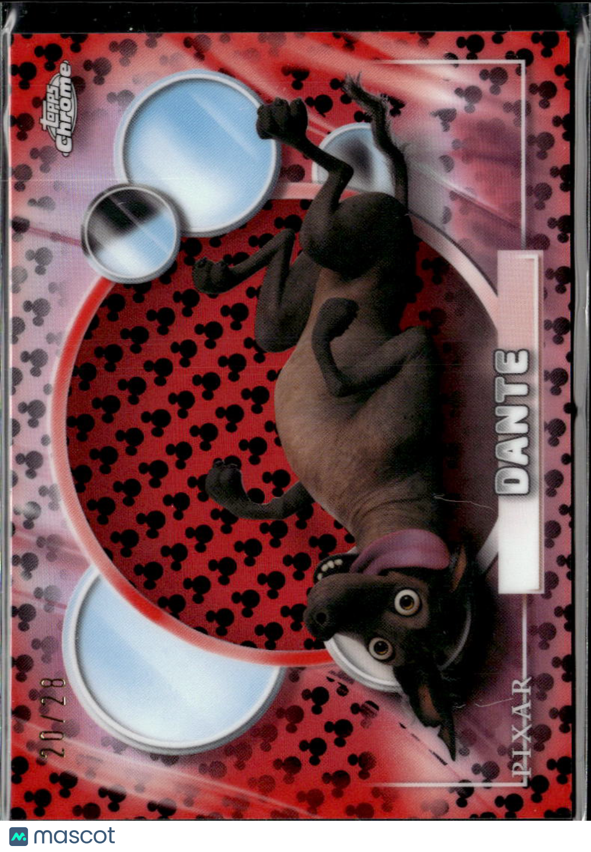 Dante 2026 Topps Chrome Disney Mickey Red & Black 20/28 #123
