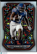 Kewan Lacy 2026 Bowman Chrome 1st Etched In Glass CASE HIT Ole Miss Rebels