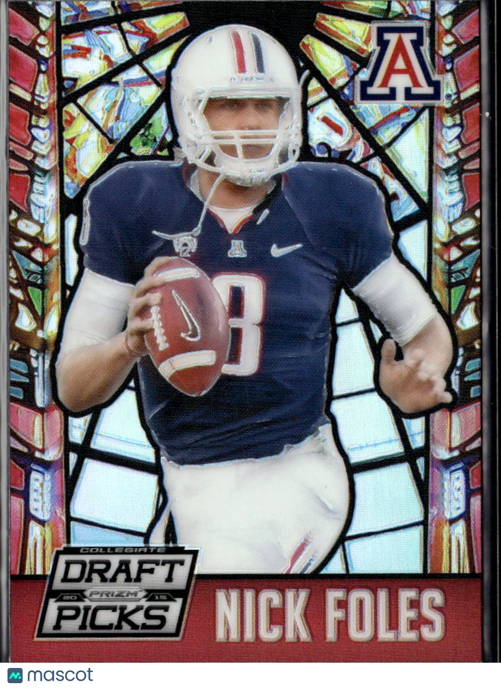 Nick Foles 2015 Prizm Draft Stained Glass SSP SHORTPRINT Arizona Wildcats