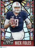 Nick Foles 2015 Prizm Draft Stained Glass SSP SHORTPRINT Arizona Wildcats