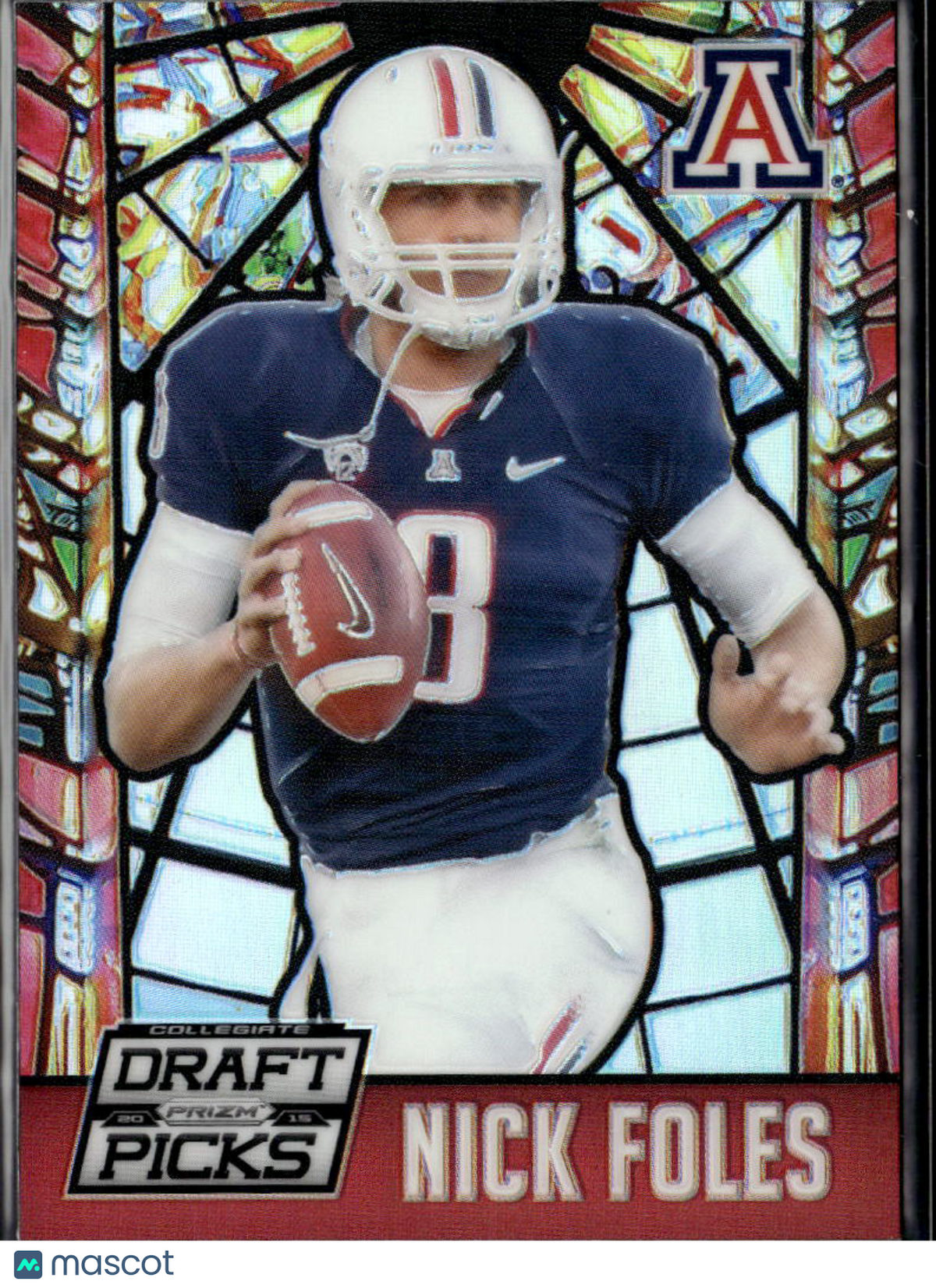 Nick Foles 2015 Prizm Draft Stained Glass SSP SHORTPRINT Arizona Wildcats