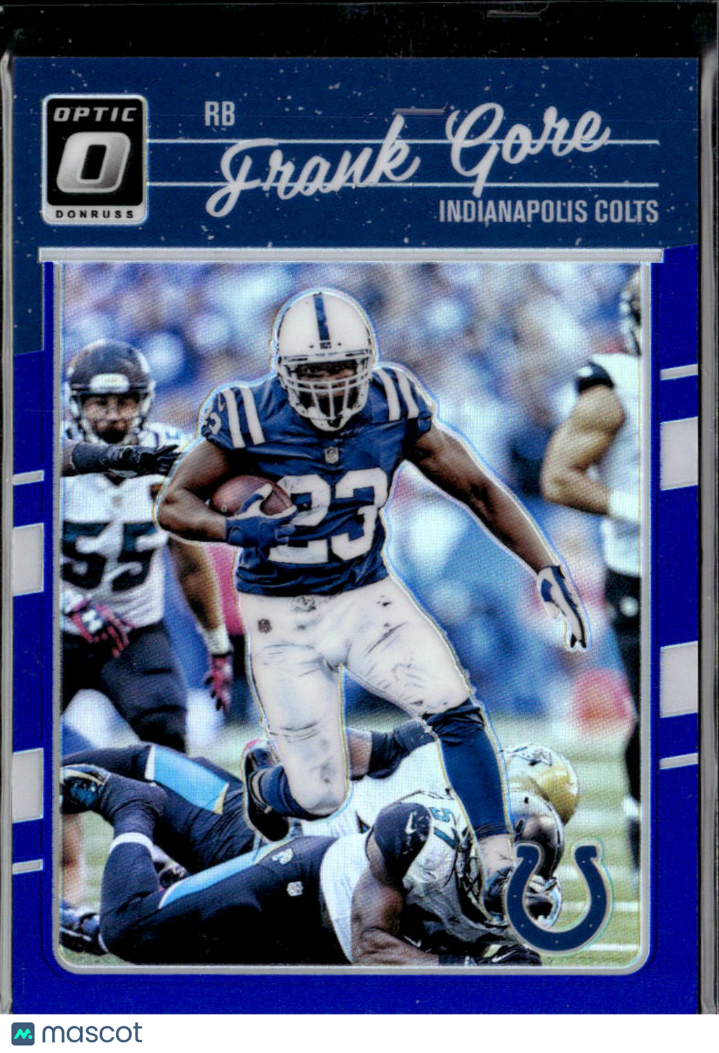 Frank Gore 2016 Optic Blue Prizm 84/149 Indianapolis Colts