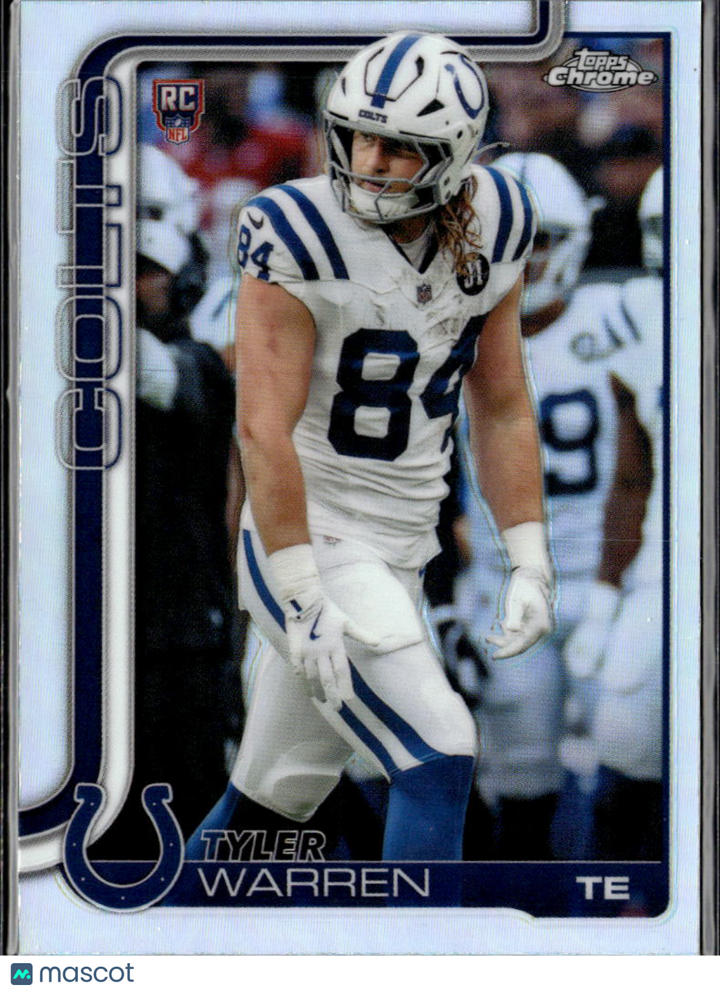 Tyler Warren 2025 Topps Chrome RC Rookie Refractor Indianapolis Colts