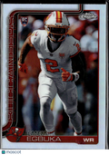 Emeka Egbuka 2025 Topps Chrome RC Refractor Tampa Bay Buccaneers