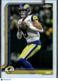 Matthew Stafford 2025 Topps Chrome Refractor Los Angeles Rams