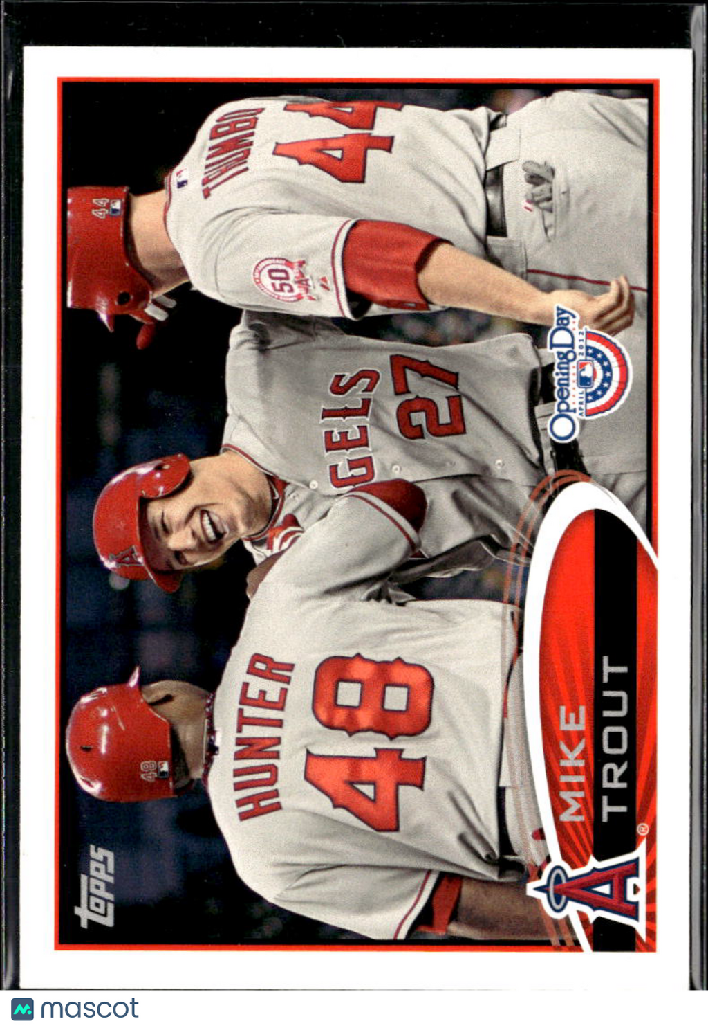 Mike Trout 2012 Topps Opening Day Los Angeles Angels