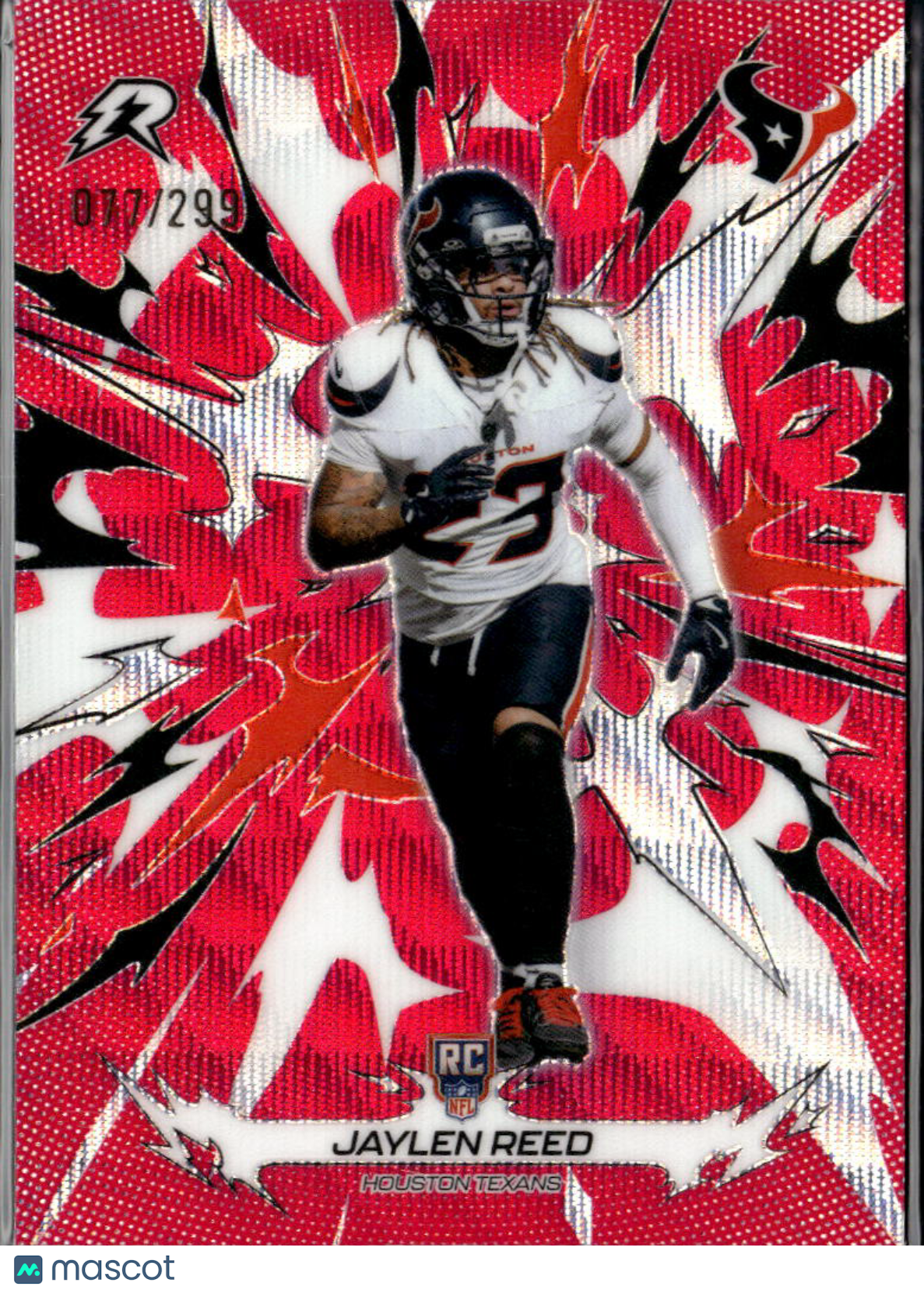 Jaylen Reed 2026 Topps Resurgence Pink Rookie RC /299 Houston Texans