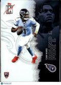 Cam Ward 2025 Topps Signature Class Rookie Silver RC Tennessee Titans