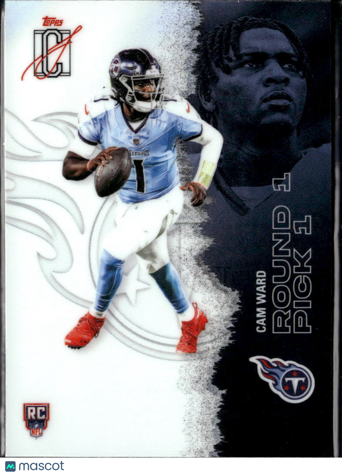 Cam Ward 2025 Topps Signature Class Rookie Silver RC Tennessee Titans