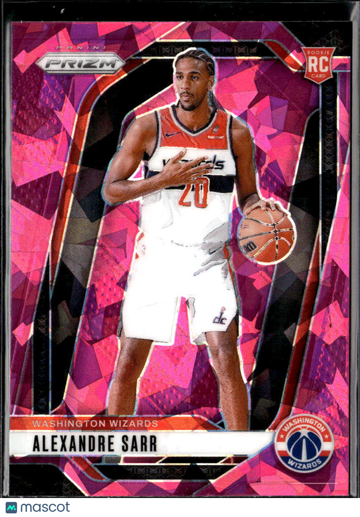 Alexandre Sarr 2024-25 Prizm Pink Ice Rookie RC Washington Wizards