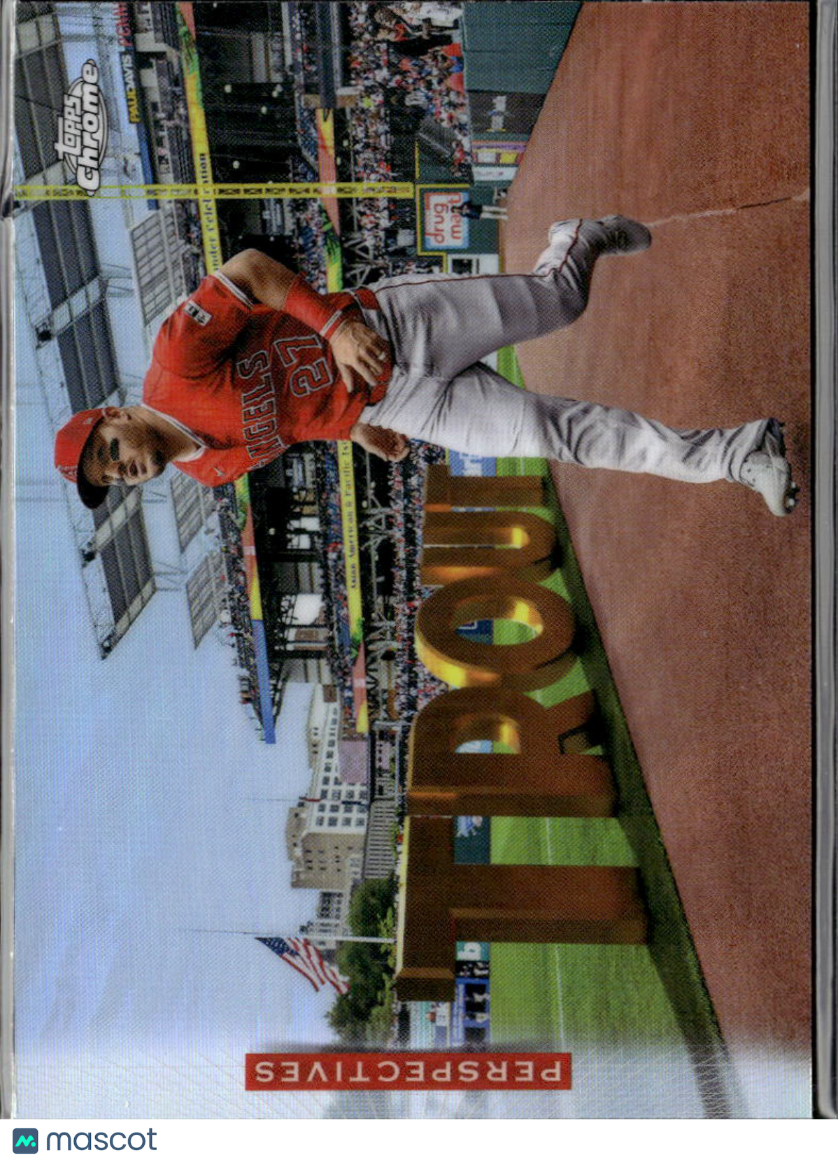 Mike Trout 2026 Topps Chrome Perspectives Refractor Los Angeles Angels