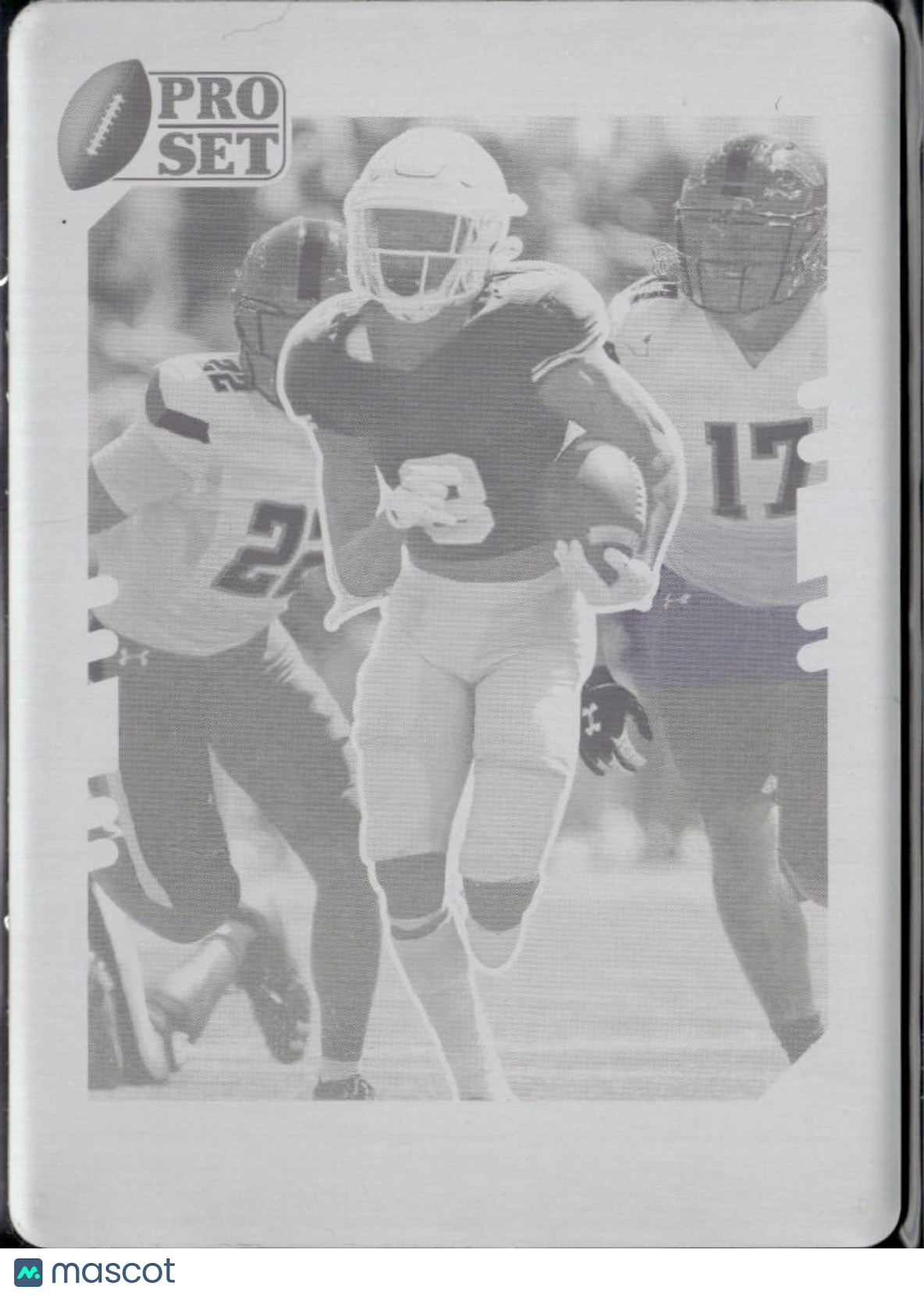 Xavier Worthy 2022 Leaf Pro Set Rookie RC Printing Plate Texas Longhorns Chiefs