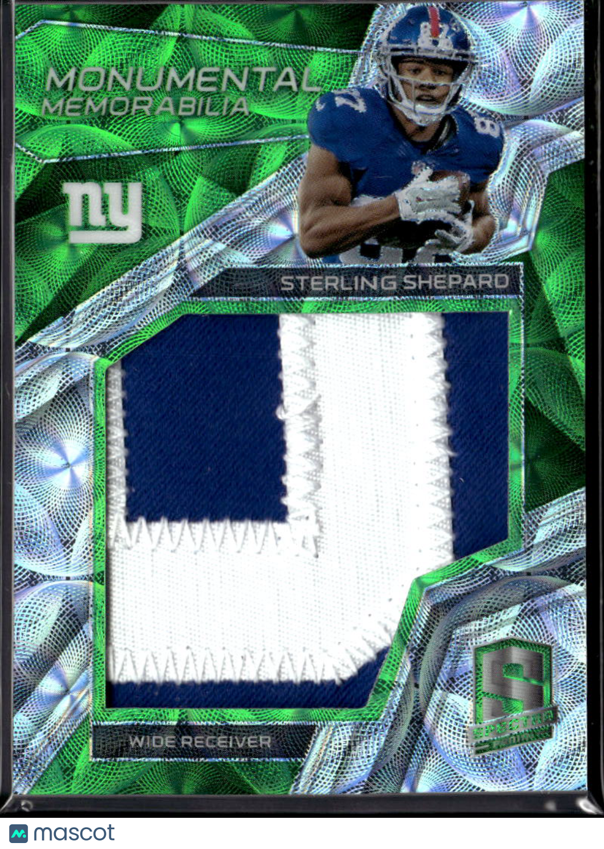 Sterling Shepard 2017 Spectra Jersey Patch 5/25 New York Giants