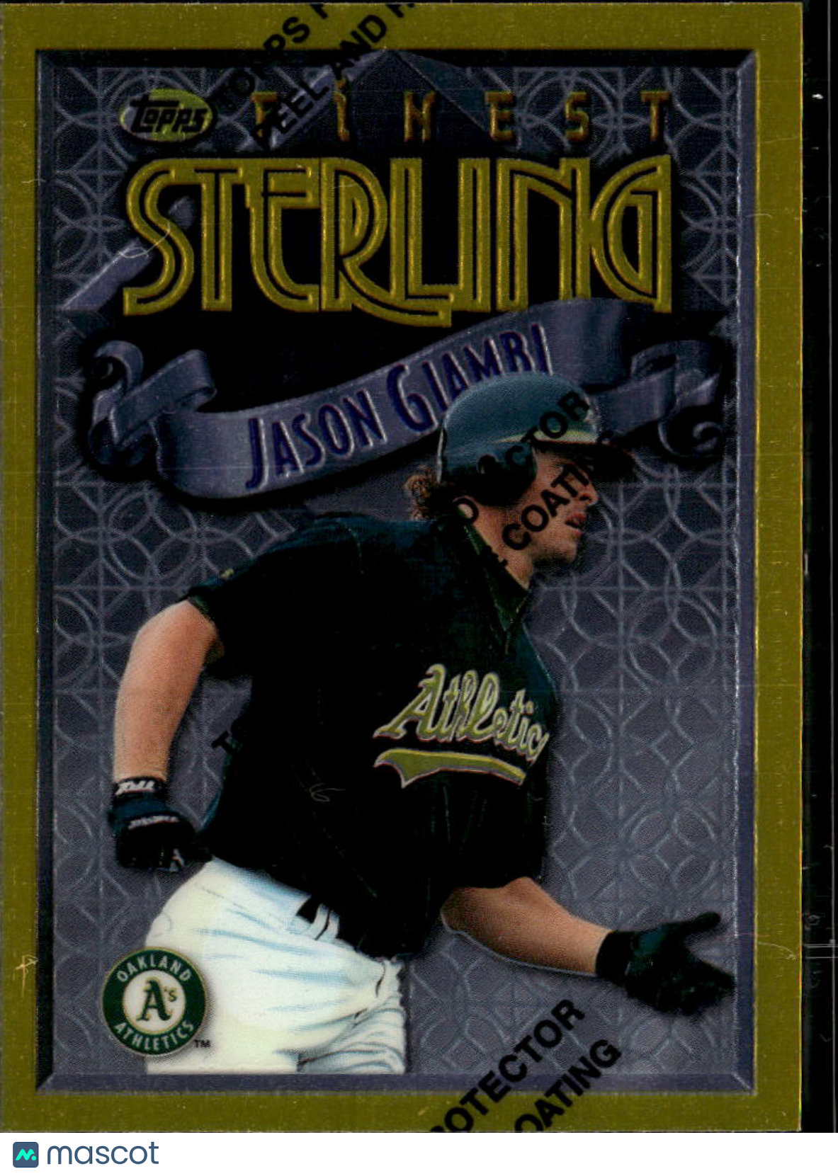 Jason Giambi 1996 Topps Finest Gold Rare #330 Oakland Athletics