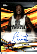 R-Truth 2019 Topps WWE SummerSlam On Card Auto Autograph Wrestling