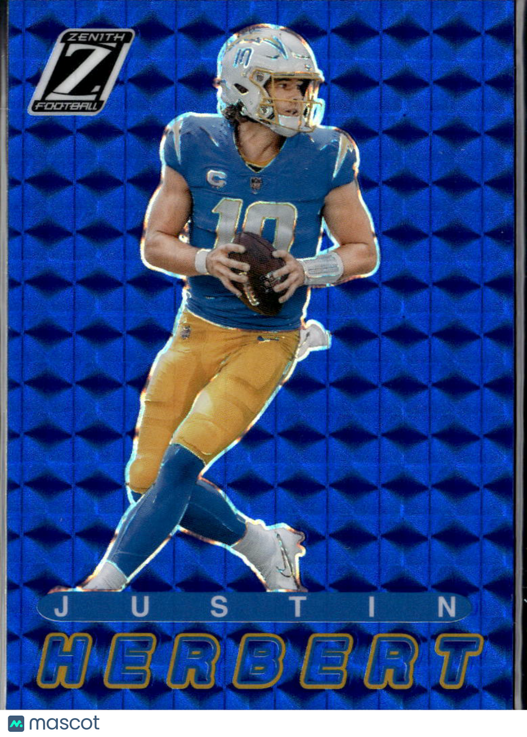 Justin Herbert 2023 Zenith Blue Prizm Los Angeles Chargers