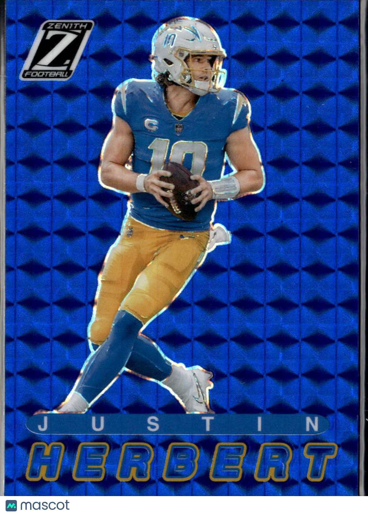 Justin Herbert 2023 Zenith Blue Prizm Los Angeles Chargers