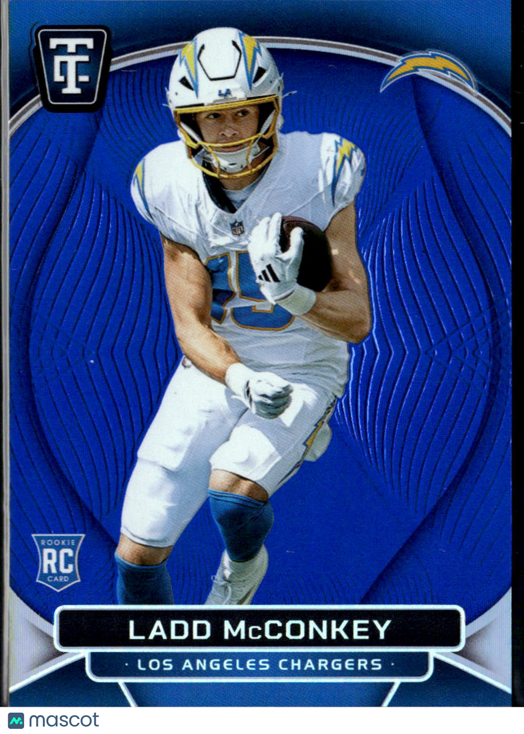 Ladd McConkey 2025 Totally Certified Blue Rookie RC 48/149 Los Angeles Chargers