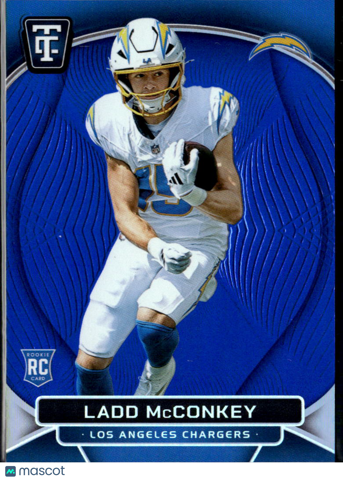Ladd McConkey 2025 Totally Certified Blue Rookie RC 48/149 Los Angeles Chargers