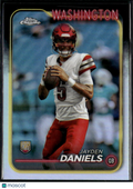Jayden Daniels 2024 Topps Chrome RC Rookie Refractor Washington Commanders