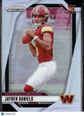 Jayden Daniels 2024 Prizm Silver Prizm Rookie RC #347 Washington Commanders