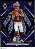 Jayden Daniels 2024 Phoenix Purple Rookie RC Washington Commanders