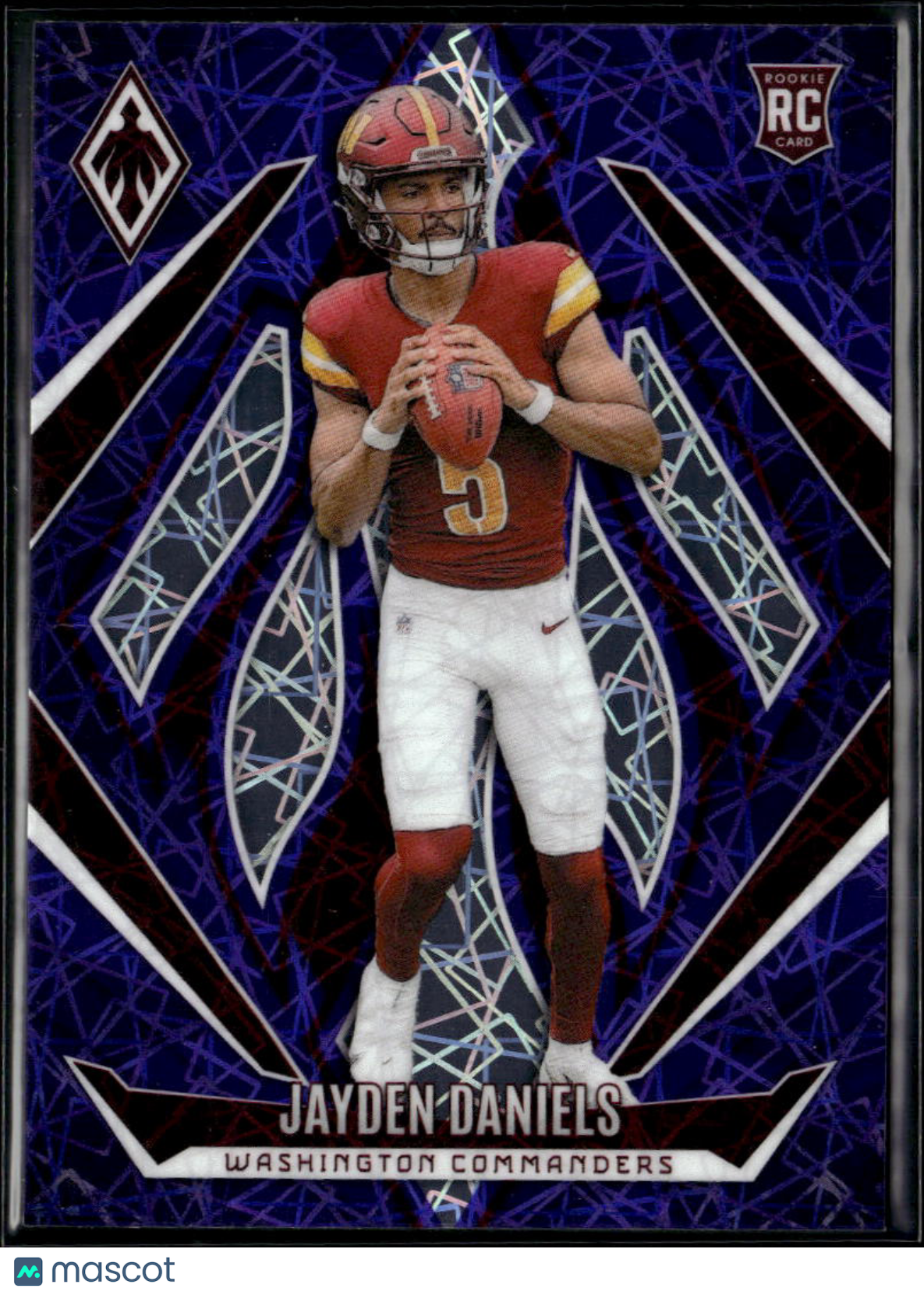 Jayden Daniels 2024 Phoenix Purple Rookie RC Washington Commanders