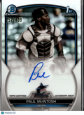 Paul McIntosh 2023 Bowman Chrome 1st Auto Autograph 257/499 Miami Marlins