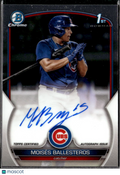 Moises Ballesteros 2023 Bowman Chrome 1st Auto Autograph Chicago Cubs