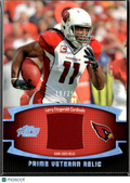 Larry Fitzgerald 2011 Topps Prime Game Worn Jersey Patch 19/25 Arizona Cardinals
