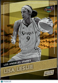 Lisa Leslie 2026 Panini The National GOLD 9/50 Los Angeles Sparks