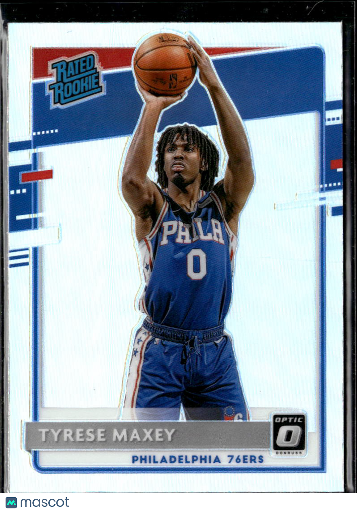 Tyrese Maxey 2020-21 Optic Rated Rookie RC HOLO Prizm Philadelphia 76ers