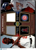 Alfonso Soriano Vladimir Guerrero 2007 Upper Deck Game Worn Patch /50 Angels