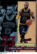 LeBron James 2016-17 Panini Aficionado Magic Numbers Cleveland Cavaliers
