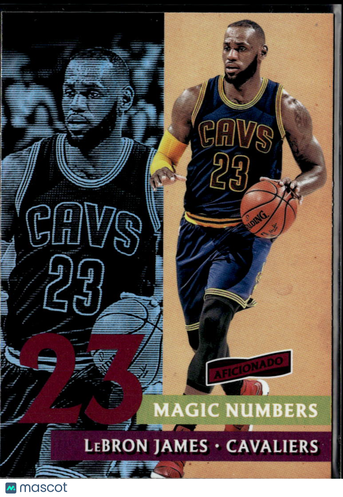 LeBron James 2016-17 Panini Aficionado Magic Numbers Cleveland Cavaliers