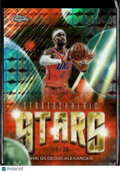 Shai Gilgeous-Alexander 2026 Topps Chrome Stars Orange Refractor /25 OKC Thunder