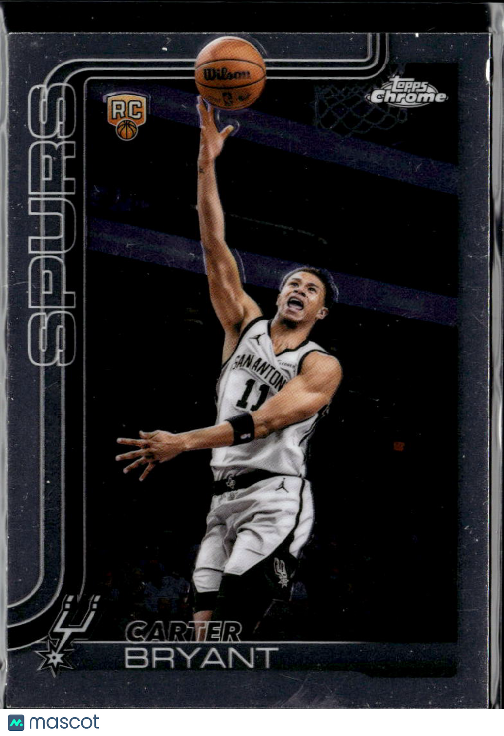 Carter Bryant 2026 Topps Chrome Update Rookie RC San Antonio Spurs