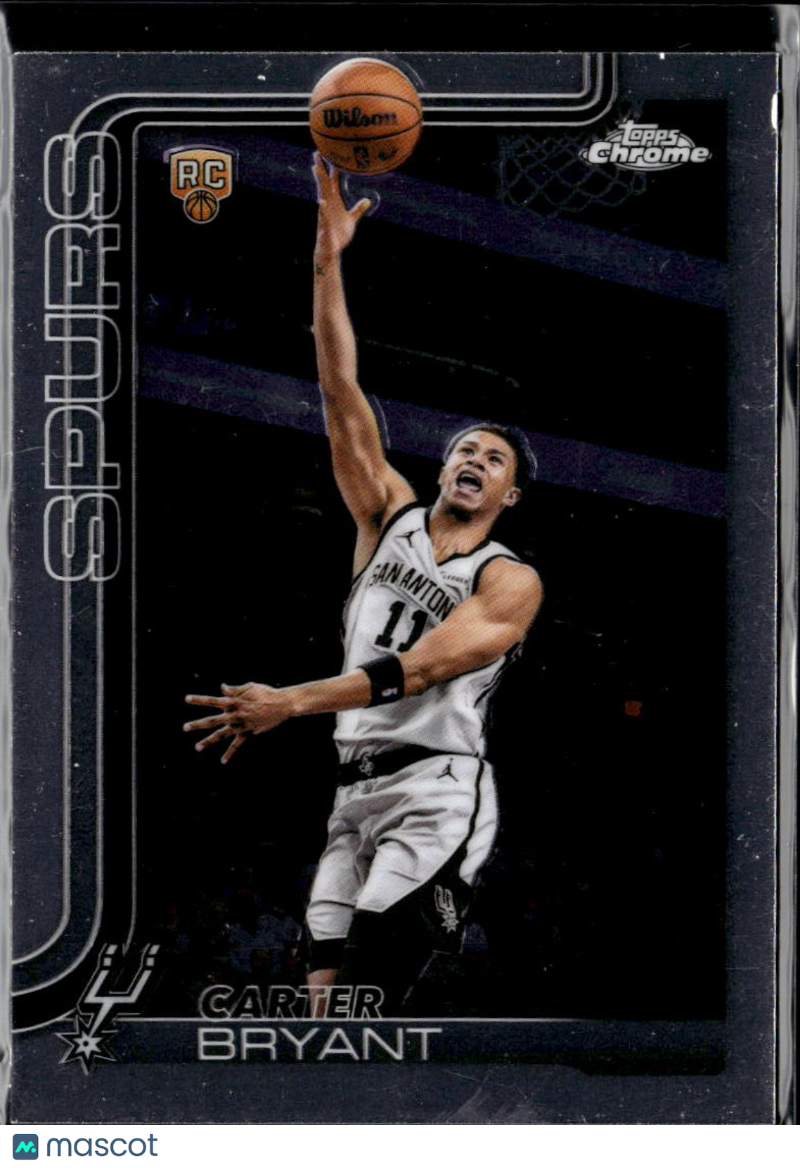 Carter Bryant 2026 Topps Chrome Update Rookie RC San Antonio Spurs