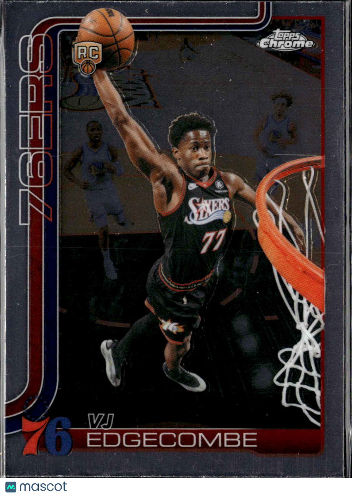VJ Edgecombe 2026 Topps Chrome Rookie RC Philadelphia 76ers