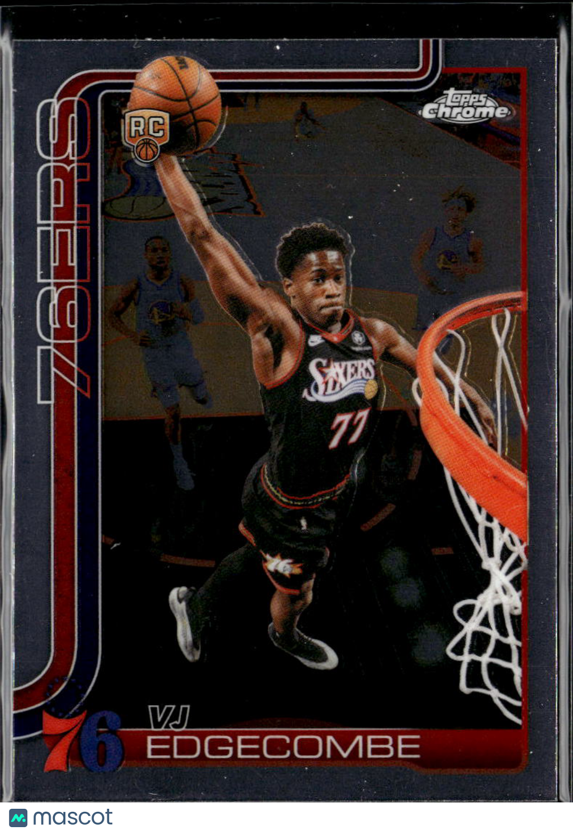VJ Edgecombe 2026 Topps Chrome Rookie RC Philadelphia 76ers