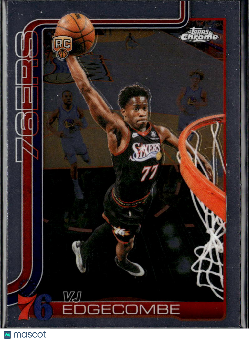 VJ Edgecombe 2026 Topps Chrome Rookie RC Philadelphia 76ers