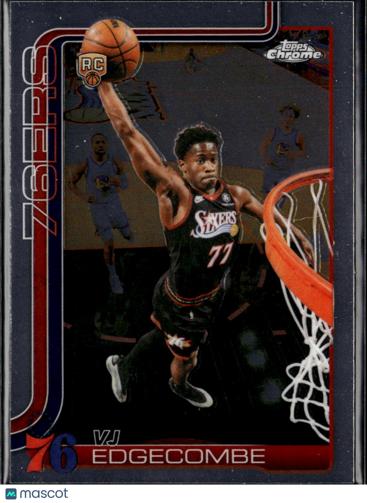 VJ Edgecombe 2026 Topps Chrome Rookie RC Philadelphia 76ers