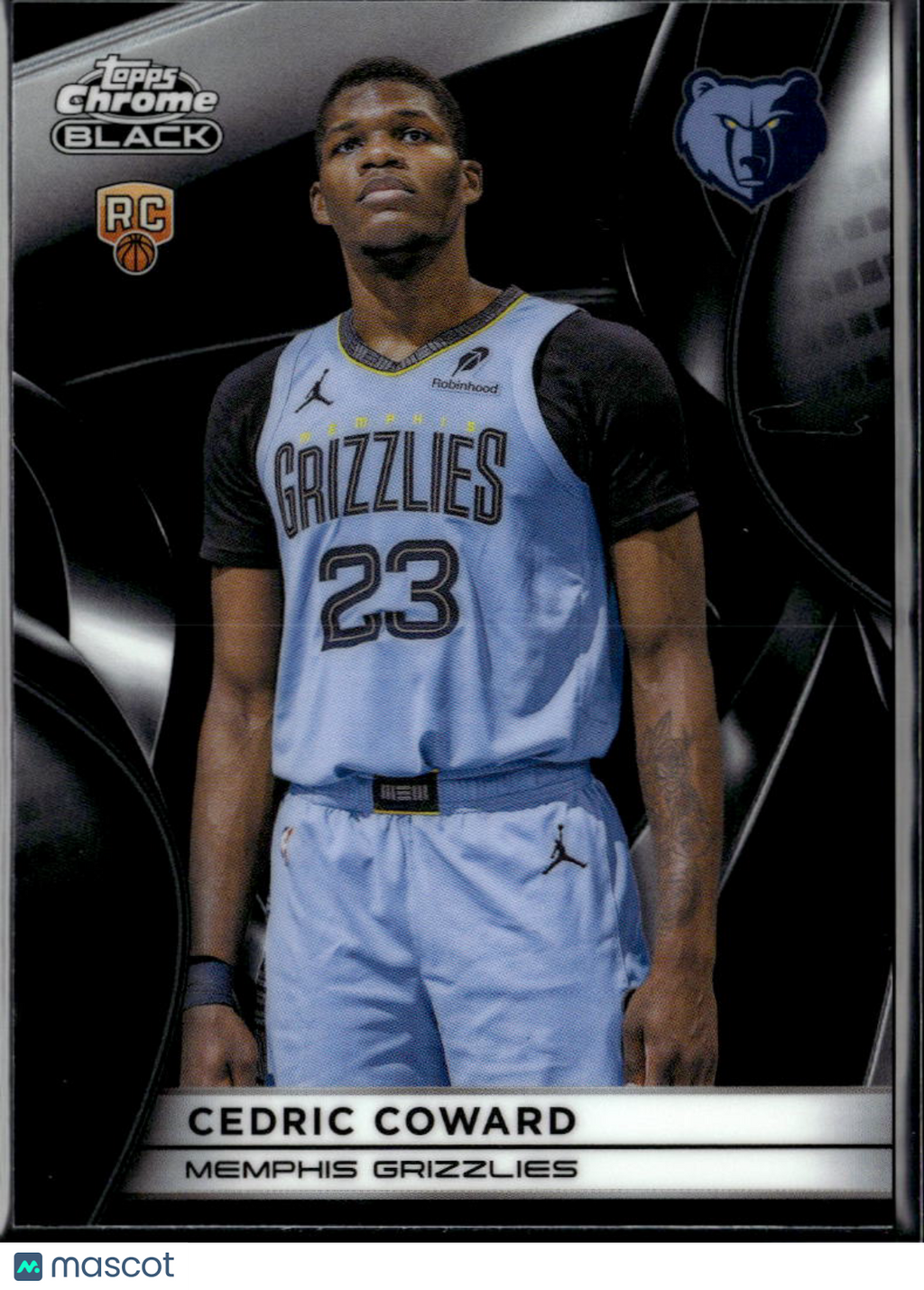Cedric Coward 2026 Topps Chrome Black RC Memphis Grizzlies