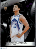 Walter Clayton Jr. 2026 Topps Chrome Black Rookie RC Utah Jazz